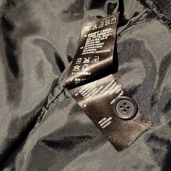 H&M Premium/ Navy 🔵 Bomber 5POCKET SZ-36 Mens / Like new - Picture 7 of 9